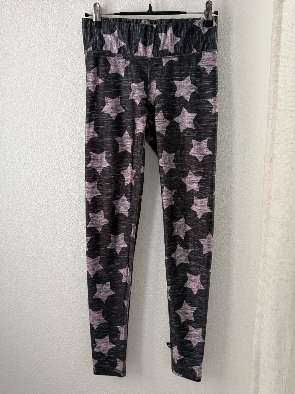 Terez Heathered Star Print Leggings Small